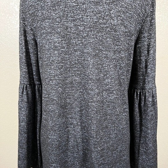 Workshop Republic Clothing women top Dark Gray long sleeve relax fit size S - Picture 8 of 9